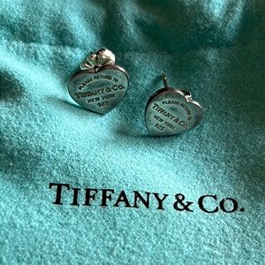 Return to Tiffany silver earrings (mini)